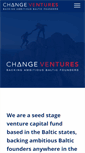 Mobile Screenshot of changeventures.com
